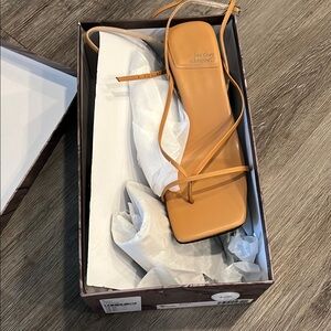 Jeffrey Campbell Tan Strappy Sandals